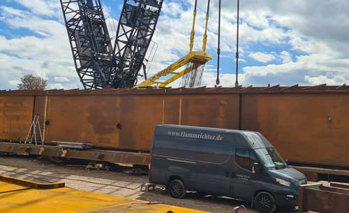 Fahrzeug Flammrichten